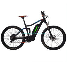 Wholesale 250W 36V Middle Motor Mountain Electric Bicycle with Full Suspension